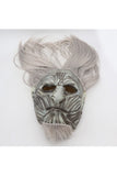 Halloween Night King Latex Mask Dark Grey