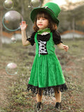 Enfants Irlandais Leprechaun Girl Dress Costume St. Patrick's Day