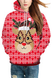 Rudolph Snowflake Christmas Hoodie