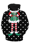 Kangaroo Pocket Elf Christmas Hoodie