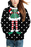 Kangaroo Pocket Elf Christmas Hoodie