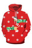 Dachshund Snowflake Funny Christmas Hoodie