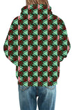 Christmas Funny Santa Hoodie Green