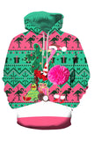 Flamingo Ugly Christmas Hoodie