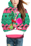 Flamingo Ugly Christmas Hoodie