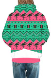 Flamingo Ugly Christmas Hoodie