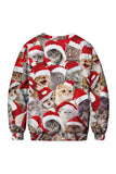 Lovely Kitten Christmas Sweatshirt