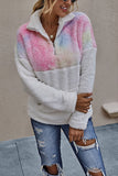 Sweat Tie Dye Poche Kangourou Rose