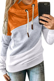 Plus Size Long Sleeve Hooded Sweatshirts For Women