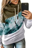 Women's Casual Long Sleeve Drawstring Pullover Tops
