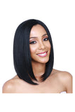 Attractive Centre Parting Bobo Straight Wigs Black