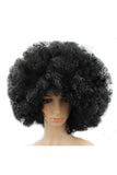 Perruque amusante Wild-Curl Up pour la fête de Noël d'Halloween mascarade noire