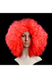 Funny Wild-Curl Up Wig For Halloween Christmas Party Masquerade Red