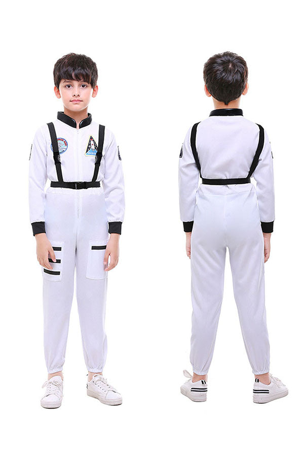 Adjustable Straps Halloween Astronaut Kids Costume White