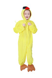 Cute Kids Cartoon Halloween Onesies Pajamas Duck Costumes Yellow