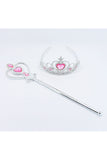 Halloween Accessories Graceful Girl Frozen Elsa Anna Crown And Wand Pink
