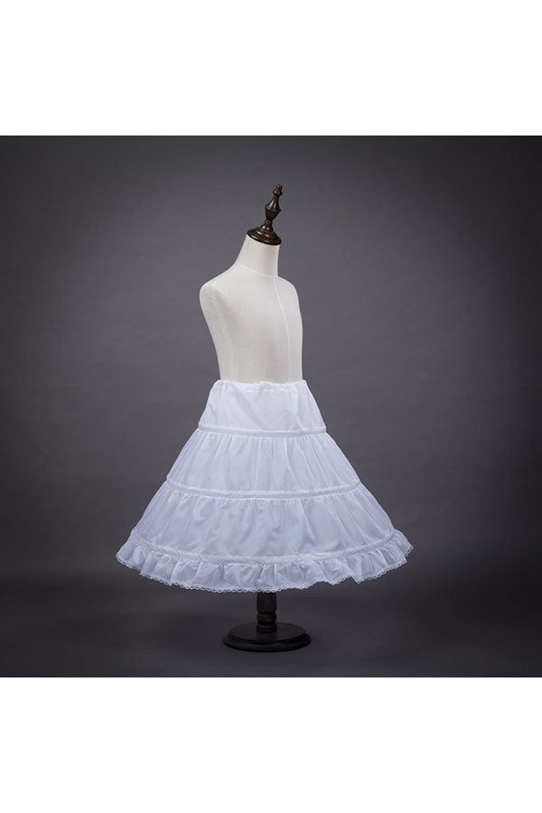 Halloween Accessories Little Girl Princess Dress Petticoat White