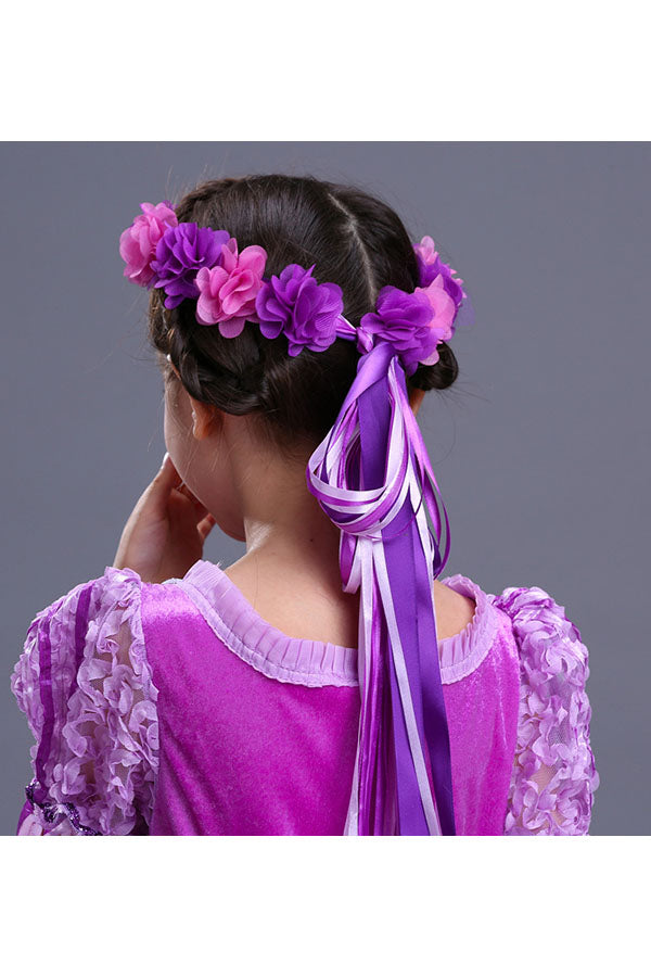 Halloween Accessories Little Girl Sophia's Princess Garland Purple