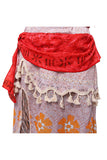 Halloween Party Sleeveless Dress Little Girl Princess Moana Costume Red