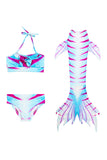 Kids Little Girl Fancy Halloween Mermaid Costume White