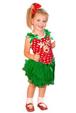 Reindeer Print Christmas Costume Santa's Little Helper Dress For Girls