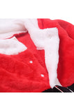 Infant Kids Boys Jumpsuit Christmas Santa Claus Costume Red