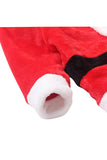 Infant Kids Boys Jumpsuit Christmas Santa Claus Costume Red