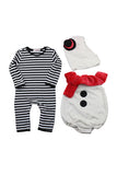 Cute Infant Kids Boys Jumpsuit Christmas Snowman Costume White