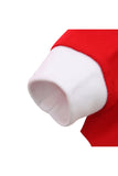 Long Sleeve Sleepwear Kids Boys Christmas Santa Claus Pajamas Suit Red