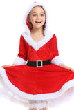 Girls Sweet Santa Christmas Dress Costume