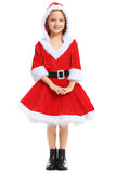 Girls Sweet Santa Christmas Dress Costume