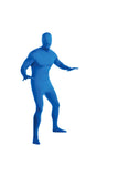 Halloween Long Sleeve Man Skin-Tight Zentai Costume Blue