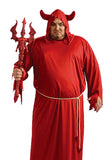 Halloween Party Cosplay Diable Satan Costumes Pour Hommes Rouge