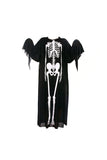 Horrible Halloween Cosplay Skeleton Ghost Man Costume Black And White