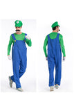 Cute Festival Cosplay Unisex Mario Halloween Costume Green