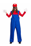 Mignon Festival Cosplay Unisexe Mario Halloween Costume Rouge
