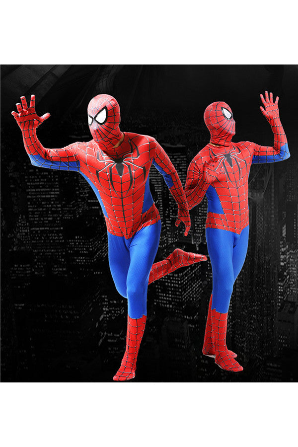 Cool Superhero Spider-Man Halloween Costumes For Mens Red