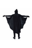 Halloween Cosplay Fantaisie Cool Bat Costume Pour Hommes Noir