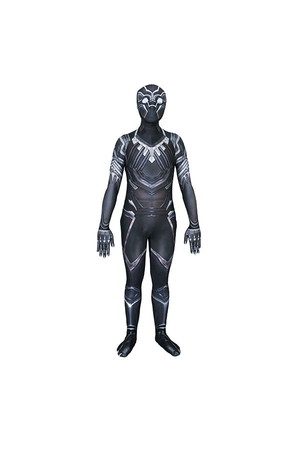 Halloween Mens Black Panther Zentai Costume