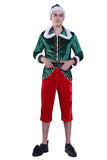 Fashion Plus Size Fur Mens Christmas Santa Helper Elf Costume Green