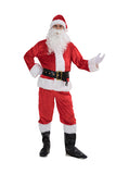 Meilleur Costume de Père Noël en Fourrure pour Homme Rouge