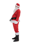 Meilleur Costume de Père Noël en Fourrure pour Homme Rouge