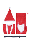 Meilleur costume de père Noël joyeux Noël pour homme rouge