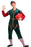 Mens Deluxe Santa's Helper Elf Costume