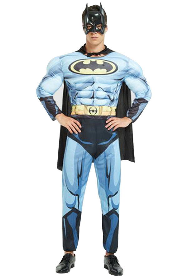 Mens Deluxe Muscle Batman Costume