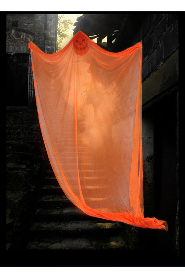 Scary Halloween Props Hanging Ghost For Yard Outdoor Indoor Decor Orange