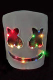 Adult Rainbow Marshmello Light Up Headgear Tangerine