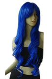 Blue Classic Womens Long and Curly Hair Wig