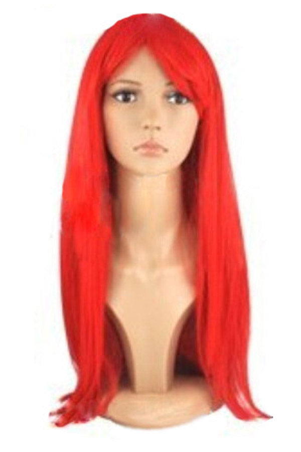 Red Cosplay Classic Womens Straight Hair Wig