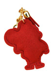 Mode Strass Noël Père Noël Pendentif Gland Porte-clés Rouge